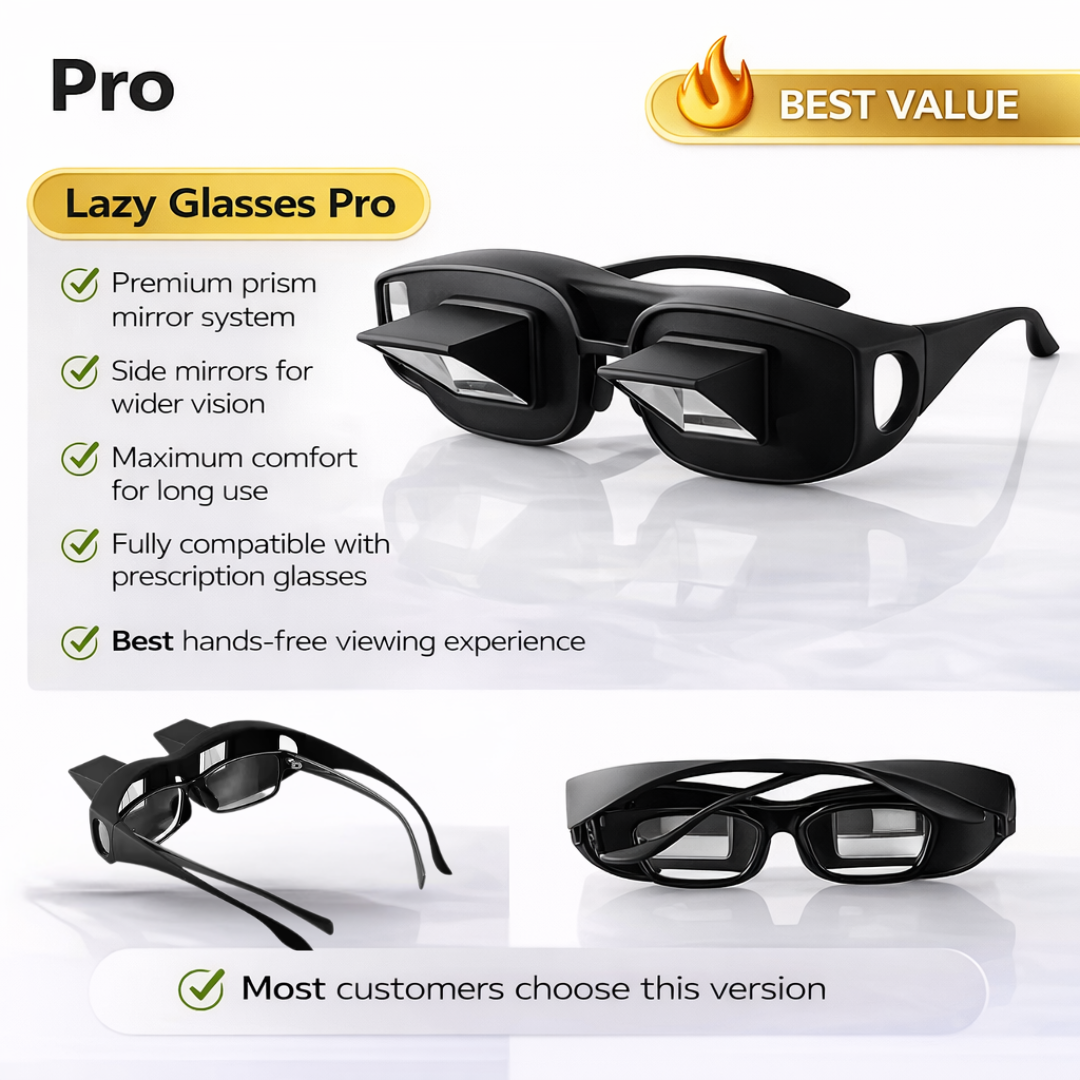 Lazy Glasses™ – The effortless way to watch, read, and relax